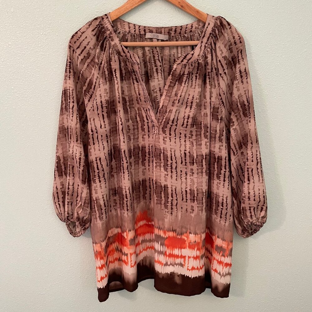 Dalia size 1X long sleeve blouse top